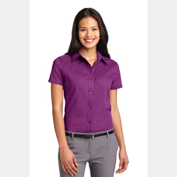 Ladies Short Sleeve Easy Care Shirt Thumbnail