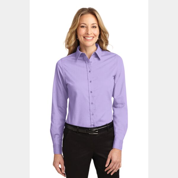 Ladies Long Sleeve Easy Care Shirt Thumbnail