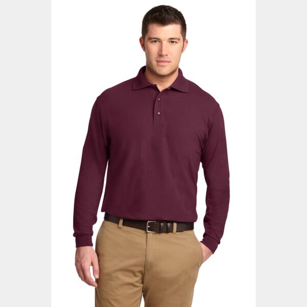Long Sleeve Silk Touch™ Polo Thumbnail