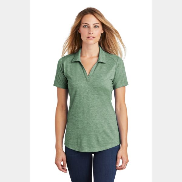® Ladies PosiCharge ® Tri Blend Wicking Polo Thumbnail