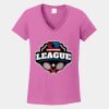 Ladies Heavy Cotton ™ 100% Cotton V Neck T Shirt Thumbnail
