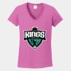 Ladies Heavy Cotton ™ 100% Cotton V Neck T Shirt Thumbnail