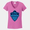 Ladies Heavy Cotton ™ 100% Cotton V Neck T Shirt Thumbnail