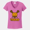 Ladies Heavy Cotton ™ 100% Cotton V Neck T Shirt Thumbnail