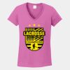 Ladies Heavy Cotton ™ 100% Cotton V Neck T Shirt Thumbnail