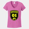 Ladies Heavy Cotton ™ 100% Cotton V Neck T Shirt Thumbnail