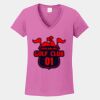 Ladies Heavy Cotton ™ 100% Cotton V Neck T Shirt Thumbnail