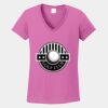 Ladies Heavy Cotton ™ 100% Cotton V Neck T Shirt Thumbnail