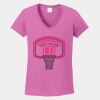 Ladies Heavy Cotton ™ 100% Cotton V Neck T Shirt Thumbnail