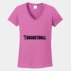 Ladies Heavy Cotton ™ 100% Cotton V Neck T Shirt Thumbnail