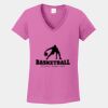 Ladies Heavy Cotton ™ 100% Cotton V Neck T Shirt Thumbnail