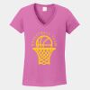 Ladies Heavy Cotton ™ 100% Cotton V Neck T Shirt Thumbnail