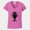 Ladies Heavy Cotton ™ 100% Cotton V Neck T Shirt Thumbnail