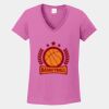 Ladies Heavy Cotton ™ 100% Cotton V Neck T Shirt Thumbnail