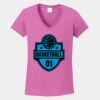 Ladies Heavy Cotton ™ 100% Cotton V Neck T Shirt Thumbnail