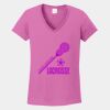 Ladies Heavy Cotton ™ 100% Cotton V Neck T Shirt Thumbnail