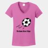 Ladies Heavy Cotton ™ 100% Cotton V Neck T Shirt Thumbnail