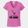 Ladies Heavy Cotton ™ 100% Cotton V Neck T Shirt Thumbnail