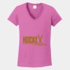 Ladies Heavy Cotton ™ 100% Cotton V Neck T Shirt Thumbnail