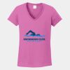 Ladies Heavy Cotton ™ 100% Cotton V Neck T Shirt Thumbnail