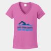 Ladies Heavy Cotton ™ 100% Cotton V Neck T Shirt Thumbnail